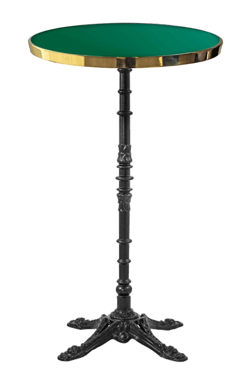 Table de Bistrot Ronde Émaillée 110 cm Table de Bistrot Ronde Émaillée 110 cm