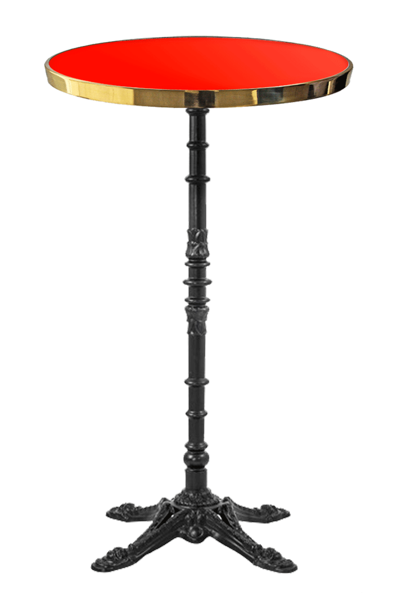 Table de Bistrot Ronde Émaillée 110 cm Table de Bistrot Ronde Émaillée 110 cm