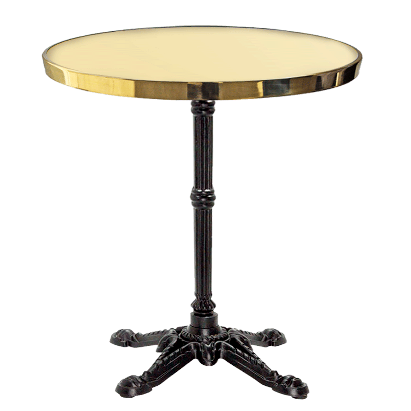Table de Bistrot Ronde Émaillée 77 cm Table de Bistrot Ronde Émaillée 77 cm