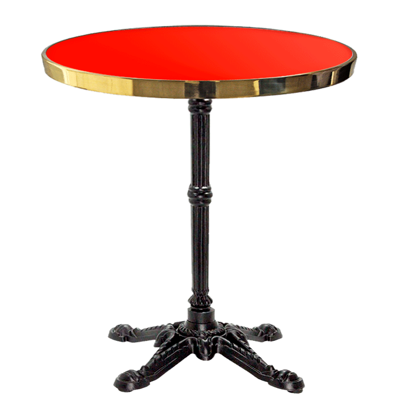 Table de Bistrot Ronde Émaillée 77 cm Table de Bistrot Ronde Émaillée 77 cm