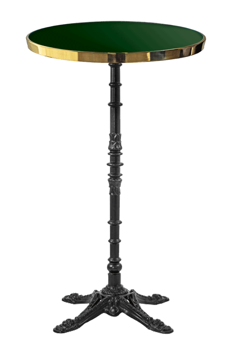 Enameled Round Bistro Table 110 cm Enameled Round Bistro Table 110 cm