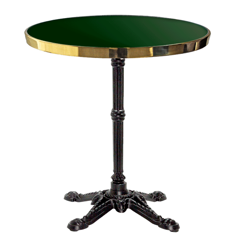 Enameled Round Bistro Table 77 cm Enameled Round Bistro Table 77 cm