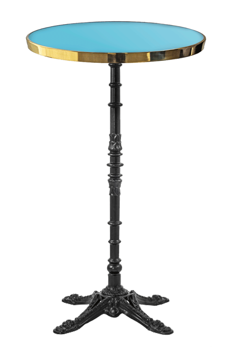 Enameled Round Bistro Table 110 cm Enameled Round Bistro Table 110 cm
