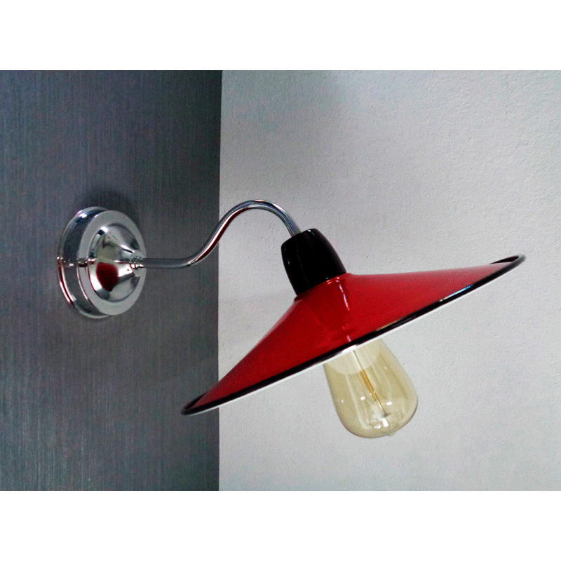 Wall Lamp Enamelled Wall Lamp Enamelled