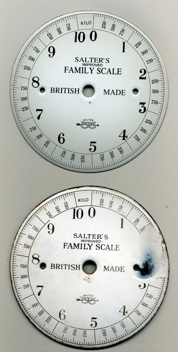 Enameled Scale Display Enameled Scale Display
